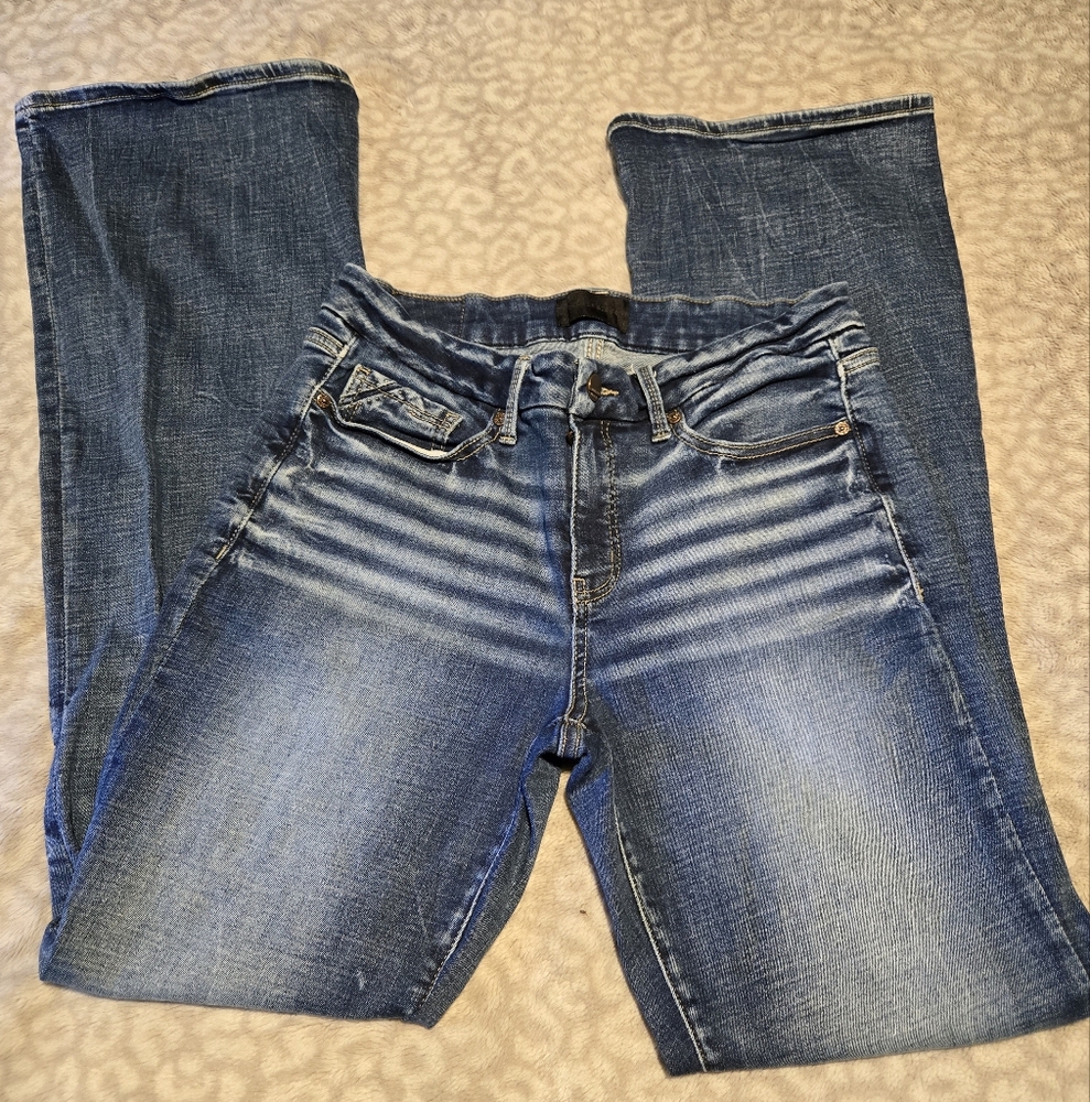Buckle Black Bootcut Jeans 29x34